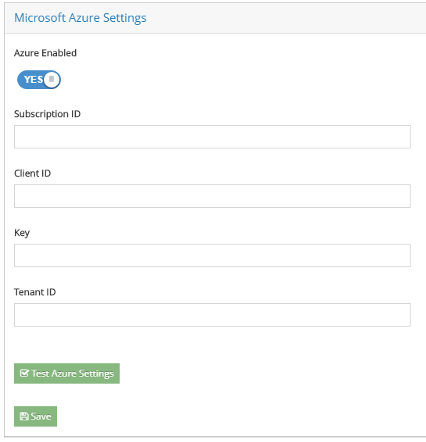 Enabling Azure