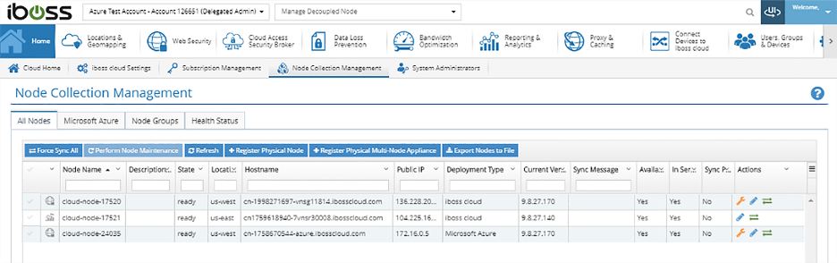 Node Collection Management