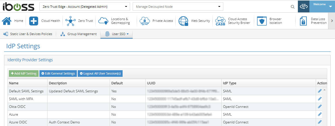 Integrates with any Identity Provider that supports SAML