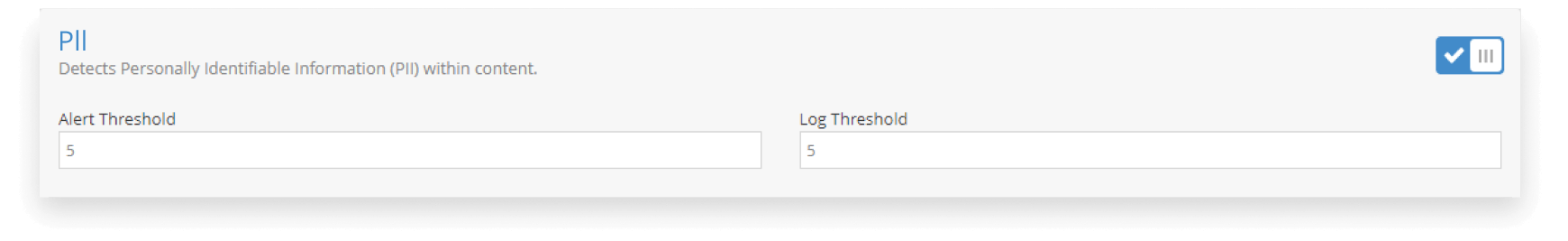 data loss prevention engine has built-in algorithms 3 PII